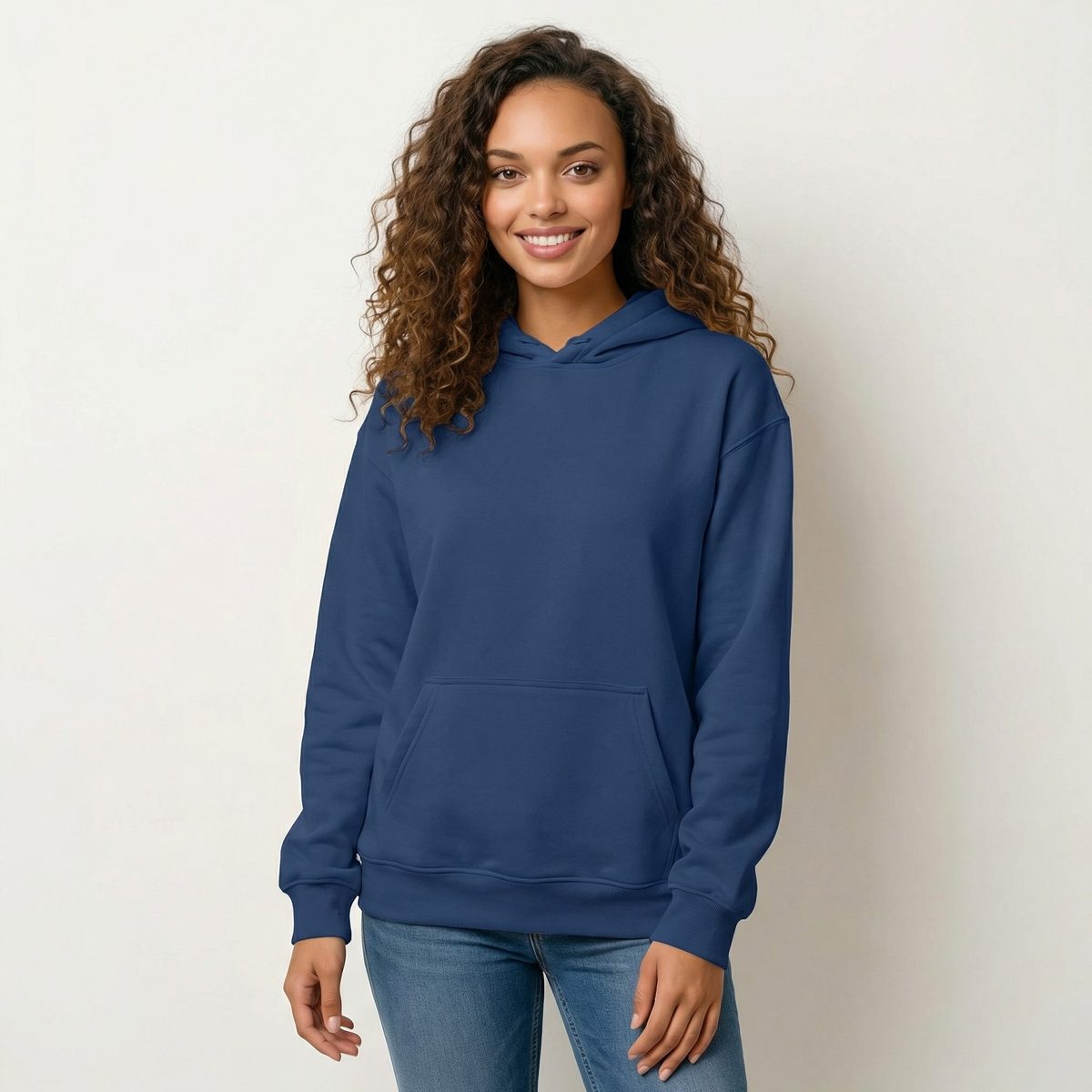 Navy pullover hoodie - SILAMON